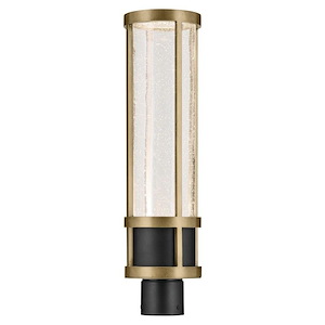 Camillo - 18W 1 LED Outdoor Post Lantern In Minimalist Style-22.5 Inches Tall and 6 Inches Wide