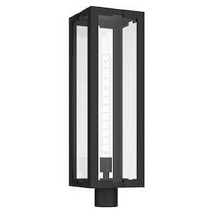 Calen - 1 Light Outdoor Post Lantern-27 Inch Tall and 8 Inch Wide - 1420982
