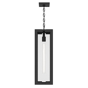 Calen - 1 Light Outdoor Hanging Pendant-26.25 Inch Tall and 8 Inch Wide - 1420983