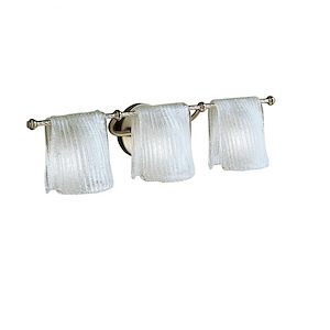3 Light Wall Mount - With Transitional Inspirations - 6.5 Inches Tall By 26.5 Inches Wide