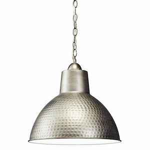 Missoula - 1 light Pendant - with Vintage Industrial inspirations - 12.75 inches tall by 13.5 inches wide