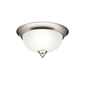 Dover - 2 light Flush Mount - with Transitional inspirations - 6.25 inches tall by 13.25 inches wide