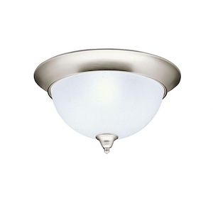 Dover - 3 Light Flush Mount - With Transitional Inspirations - 7.75 Inches Tall By 15.25 Inches Wide