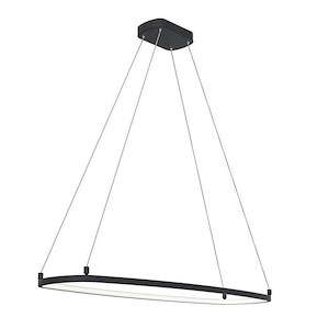 Koloa - 1 LED Ring Chandelier In Minimalist Style-15 Inches Tall and 1.82 Inches Wide
