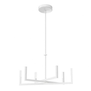 Priam - 6 LED Chandelier In Minimalist Style- Inches Tall and 7.95 Inches Wide - 1317228