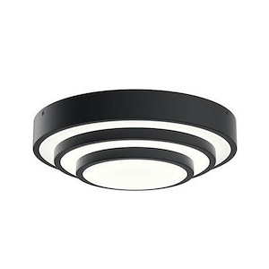 Dombard - 1 LED Semi-Flush Mount In Art Deco Style- Inches Tall and 3.64 Inches Wide