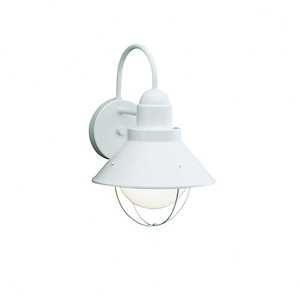 Seaside - 1 light Outdoor Wall Mount - 7.75 inches wide