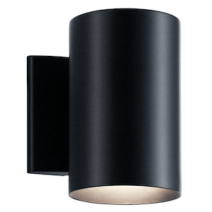 1 light Small Outdoor Wall Mount - with Contemporary inspirations - 7 inches tall by 4.75 inches wide
