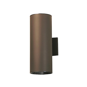 2 light Medium Outdoor Wall Lantern - with Contemporary inspirations - 15 inches tall by 5.75 inches wide