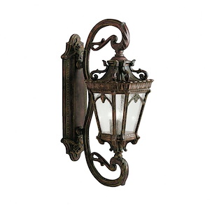 Tournai - 4 light Outdoor Wall Mount - 37.75 inches tall by 14 inches wide