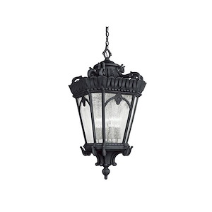 Tournai - 4 light Outdoor Hanging Pendant - 33.5 inches tall by 17 inches wide