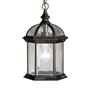 Barrie - 10W 1 LED Outdoor Hanging Lantern - with Traditional inspirations - 13.5 inches tall by 8 inches wide - 732896