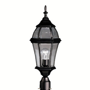 Townhouse - 1 light Post Mount - 24.25 inches tall by 9.25 inches wide