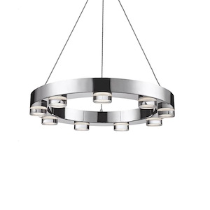 Belle - 43W LED Pendant-2.75 Inches Tall and 20 Inches Wide