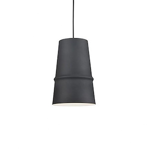 Castor - 1 Light Pendant-12 Inches Tall and 8 Inches Wide