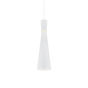 Vanderbilt - 1 Light Pendant-24 Inches Tall and 6 Inches Wide