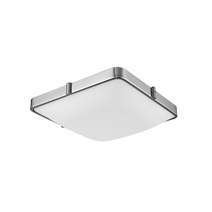 Templeton - 18W LED Square Flush Mount-2.13 Inches Tall and 9.5 Inches Wide