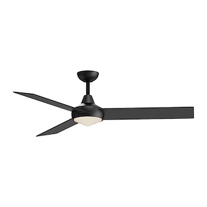 Owens - 3 Blade Ceiling Fan with Light Kit-56 Inches Wide