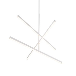 Vega - 56W LED Linear Chandelier-16.5 Inch Tall and 0.75 Inch Wide - 726336