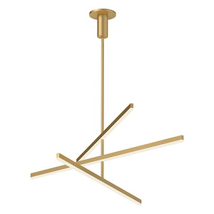 Vega - 72W LED Chandelier-16.5 Inch Tall and 0.75 Inch Wide - 1393052