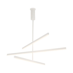 Vega - 72W LED Linear Chandelier-16.5 Inch Tall and 0.75 Inch Wide - 726459