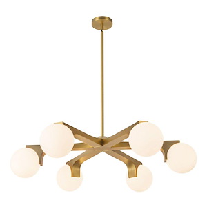 Briar - 6 Light Chandelier-8.13 Inch Tall and 36.88 Inch Wide - 1397366