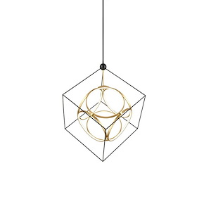Monza - 111W LED Chandelier-40.13 Inches Tall and 39.38 Inches Wide