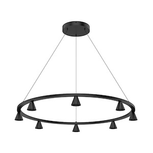 Dune - 41W LED Chandelier-3.13 Inches Tall and 33.25 Inches Wide