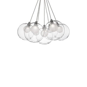 Bolla - 20W LED Chandelier-18 Inches Tall and 16.5 Inches Wide