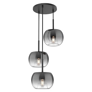 Samar - 3 Light Chandelier-10.38 Inches Tall and 14 Inches Wide - 1288025