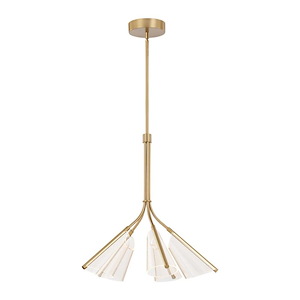 Mulberry - 67W LED Chandelier-27.75 Inches Tall and 26.88 Inches Wide