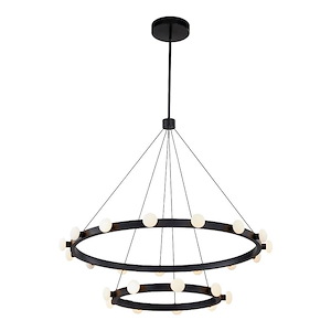 Rezz - 90W LED Chandelier-38.5 Inches Tall and 35.5 Inches Wide - 1288139