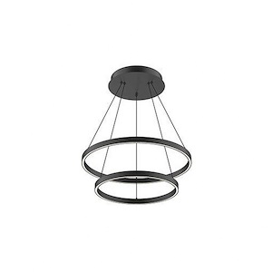 Cerchio - 87W LED Chandelier-1.38 Inches Tall and 23.63 Inches Wide