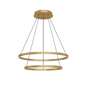 Cerchio - 113W LED Chandelier-1.38 Inches Tall and 31.5 Inches Wide - 1287923