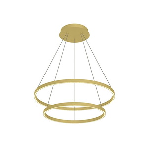 Cerchio - 138W LED Chandelier-1.5 Inches Tall and 31.5 Inches Wide - 1288143