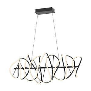 Collide - 100W LED Chandelier-19.25 Inches Tall and 20.63 Inches Wide
