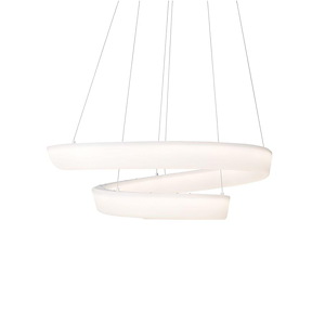 Fleur - 63W LED Chandelier-3.5 Inches Tall and 35.5 Inches Wide