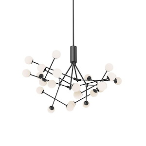Moto - 52W LED Chandelier-25.25 Inches Tall and 39.63 Inches Wide