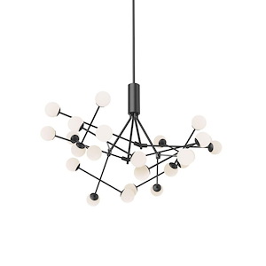 Moto - 52W LED Chandelier-25.25 Inch Tall and 39.63 Inch Wide