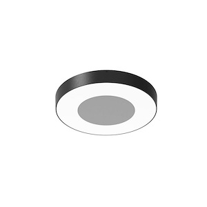 Moraine - 25W LED Outdoor Flush Mount-1.5 Inches Tall and 10.75 Inches Wide