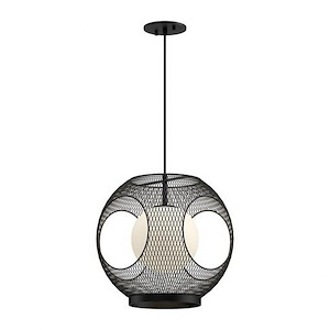 Kona - 1 Light Outdoor Pendant-14.63 Inches Tall and 13.25 Inches Wide