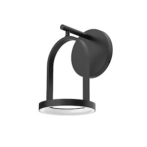 Trek - 7W LED Outdoor Wall Mount-8.88 Inches Tall and 5.25 Inches Wide
