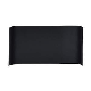 Plateau - 13W LED Outdoor Wall Mount-6 Inches Tall and 12 Inches Wide