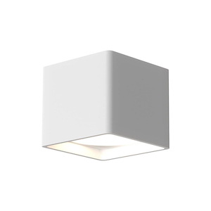 Falco - 16W LED Square Flush Mount-4.5 Inches Tall and 5.13 Inches Wide