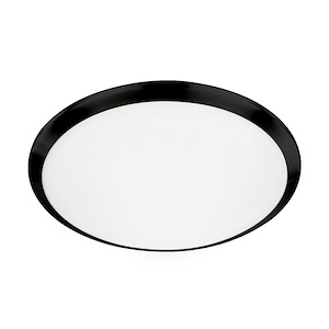 Malta - 19W LED Round Flush Mount-3.38 Inches Tall and 15 Inches Wide - 726654