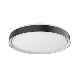 Essex - 45W LED Flush Mount-3.13 Inches Tall and 19.75 Inches Wide
