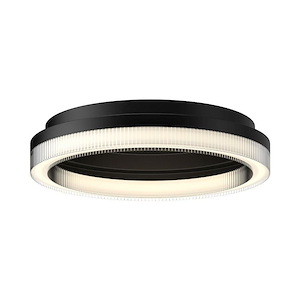 Calix - 28W LED CCT Selectable Flush Mount-3.25 Inches Tall and 15.75 Inches Wide