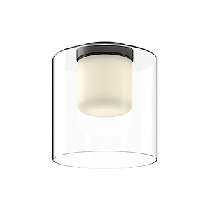 Birch - 13W LED Flush Mount-9.88 Inches Tall and 9.5 Inches Wide