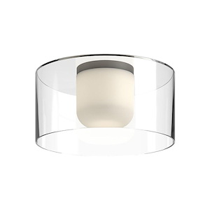 Birch - 13W LED Flush Mount-6.75 Inches Tall and 12 Inches Wide