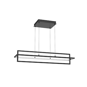 Mondrian - 60W LED Linear Chandelier-6.75 Inches Tall and 8.75 Inches Wide - 1054656